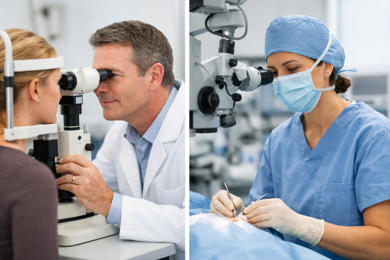 Verschil tussen optometrist en oogarts uitgelegd