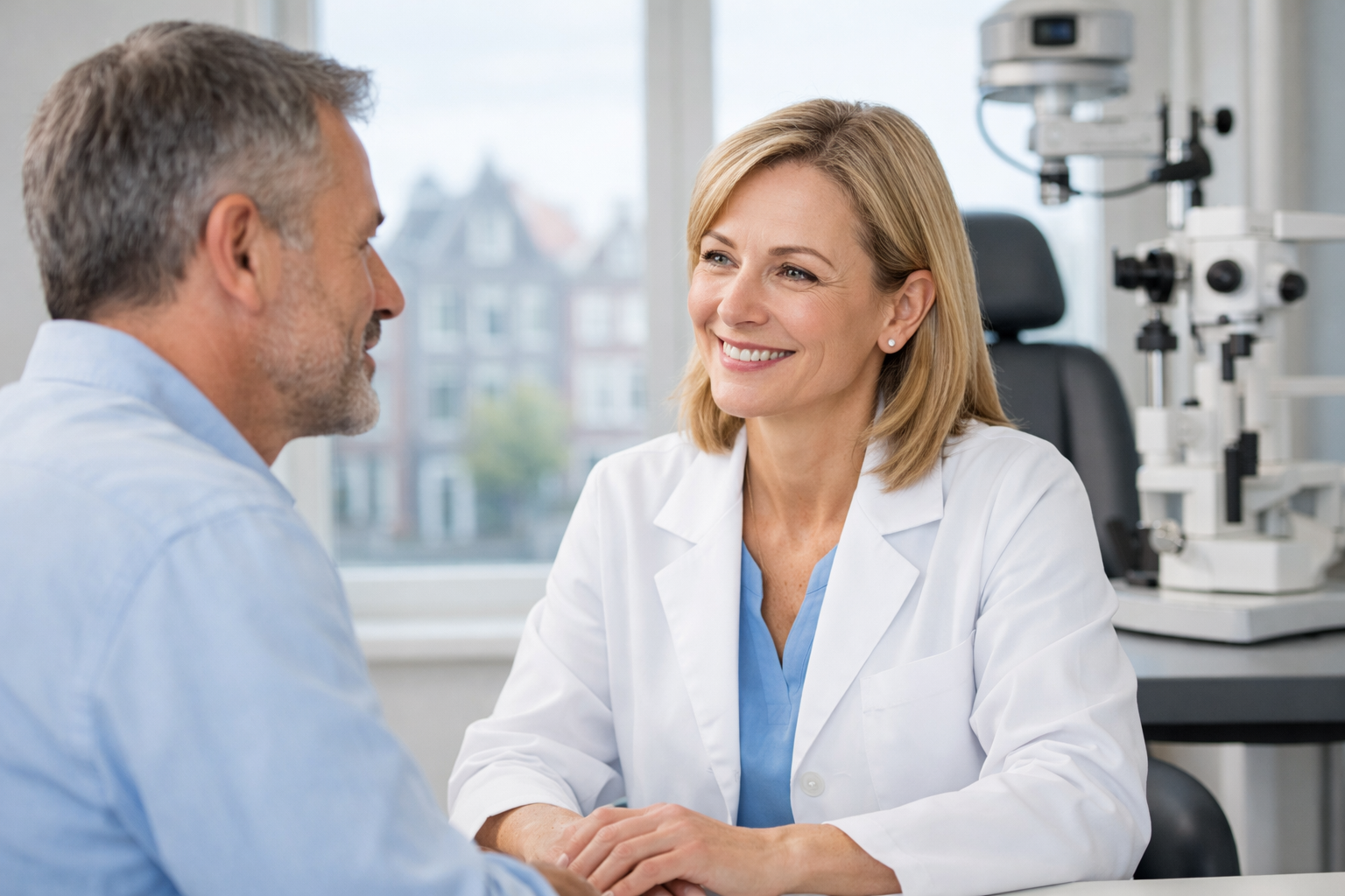 Consult bij een optometrist in Amsterdam